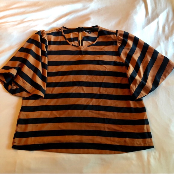 Who What Wear Tops - Who What Wear striped blouse